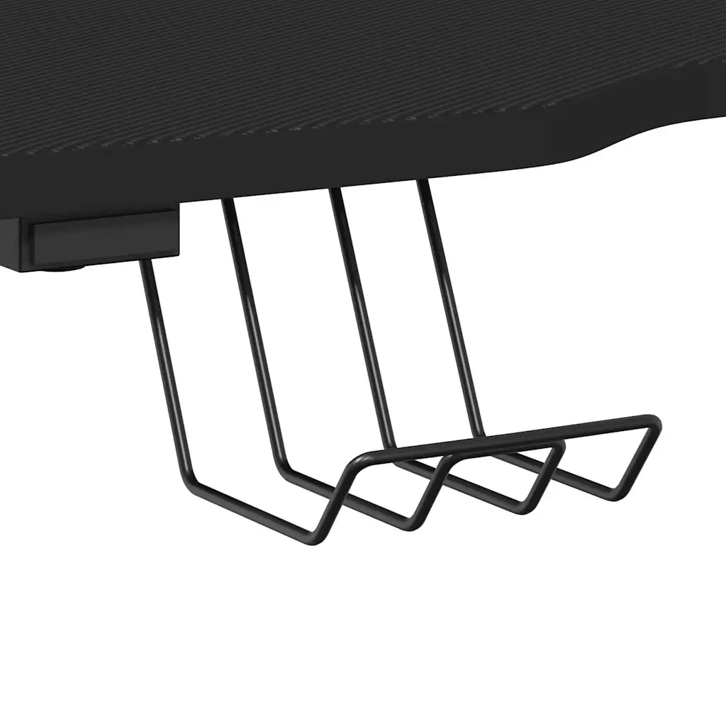 Scrivania da Gaming con Gambe a Forma di ZZ Nera 90x60x75cm cod mxl 73418
