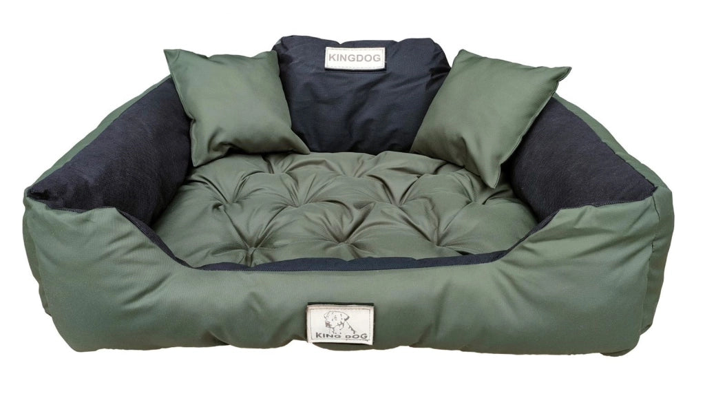 AIO FACTORY 100x75 cm KINGDOG Cuccia per cani impermeabile personalizzabile Verde