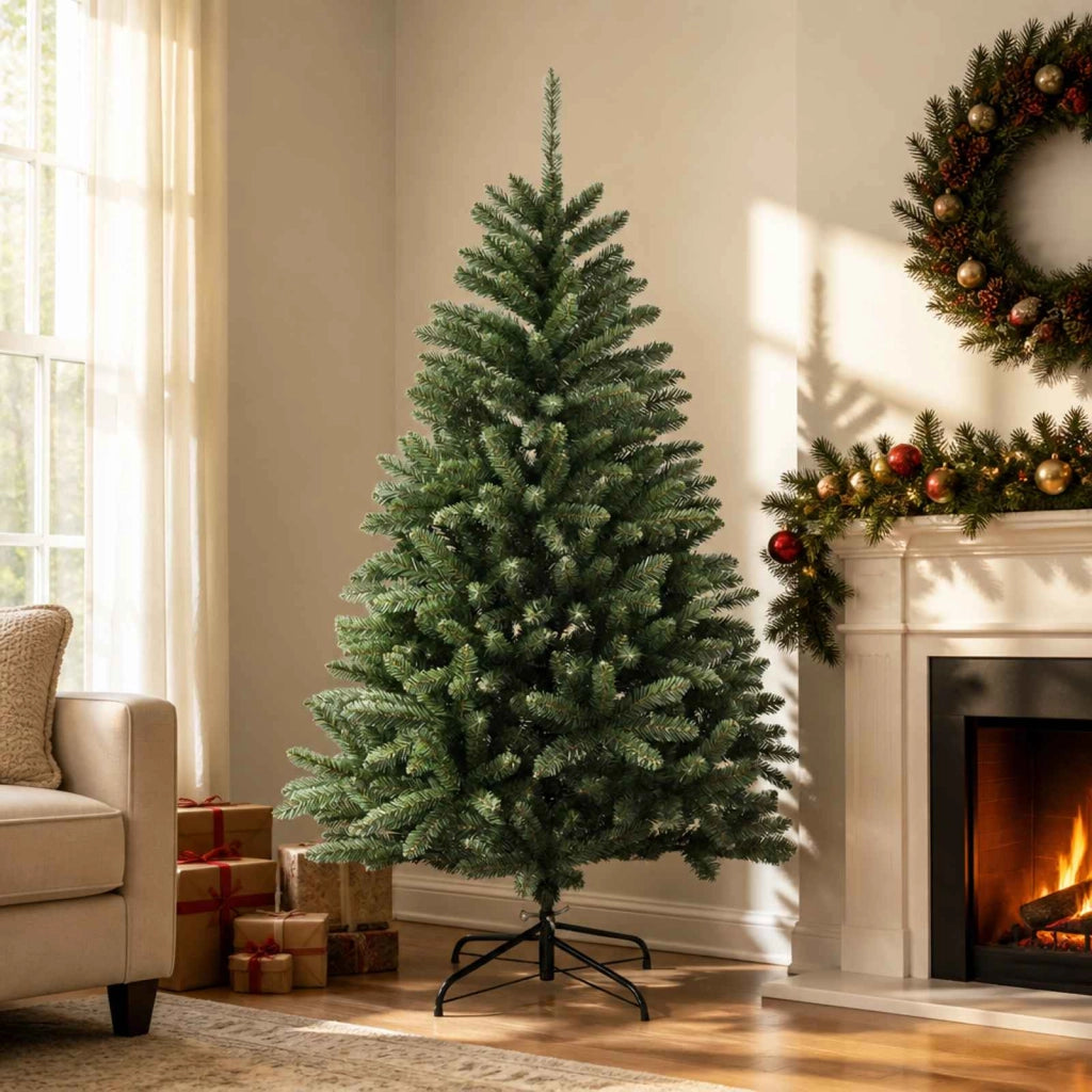 Albero di Natale Artificiale con Rami Pieghevoli 180 cm PVC 42054523