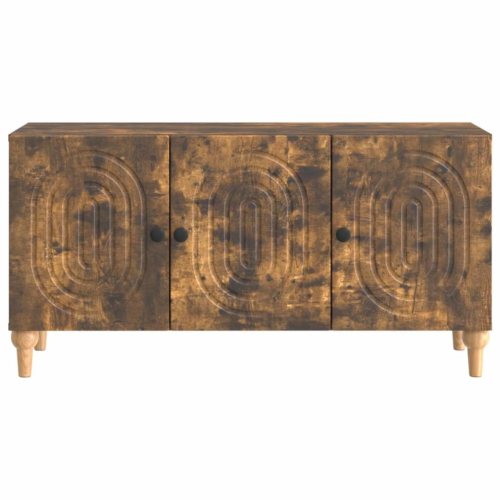 Mobile TV 99 x 34,5 x 50 cm Rovere Fumo Legno ingegnerizzato 894260