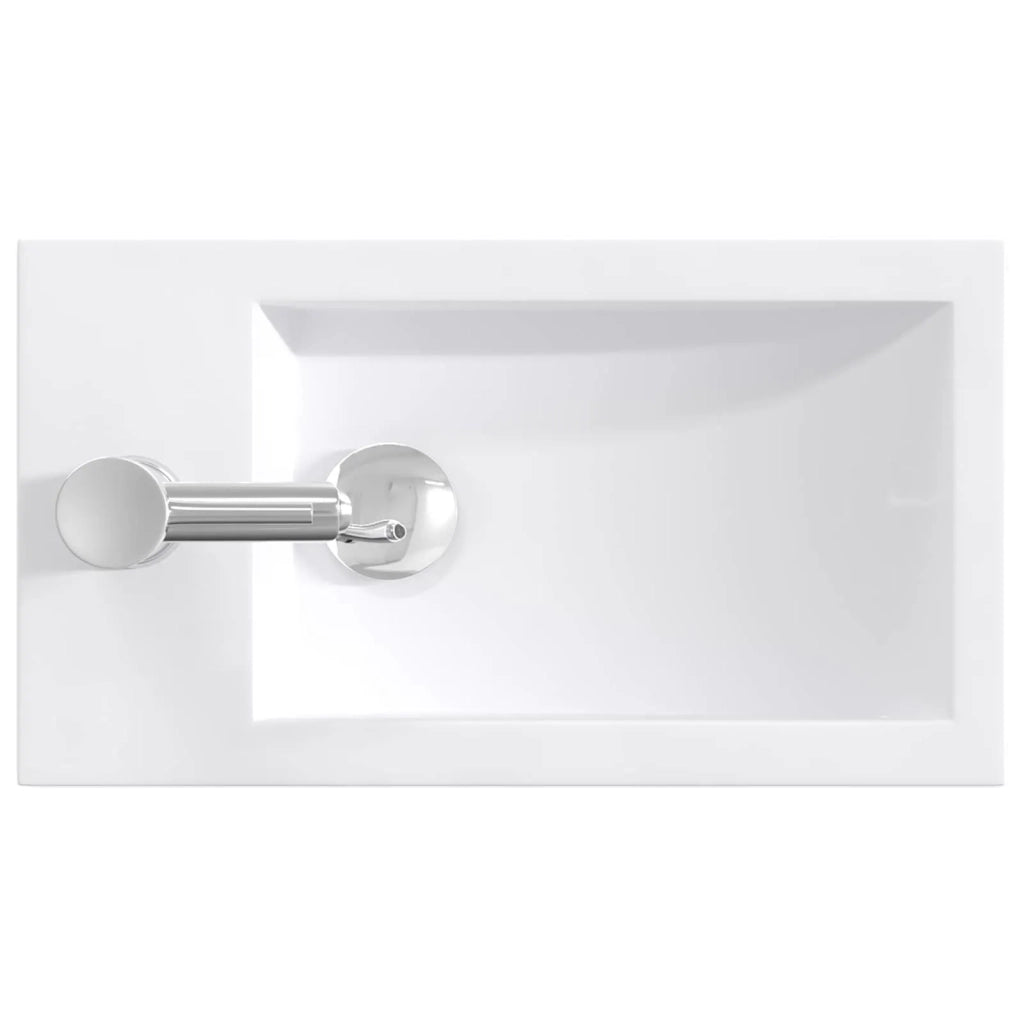 Lavabo da bagno Cromato 45,5 x 25,5 x 13 cm Metallo