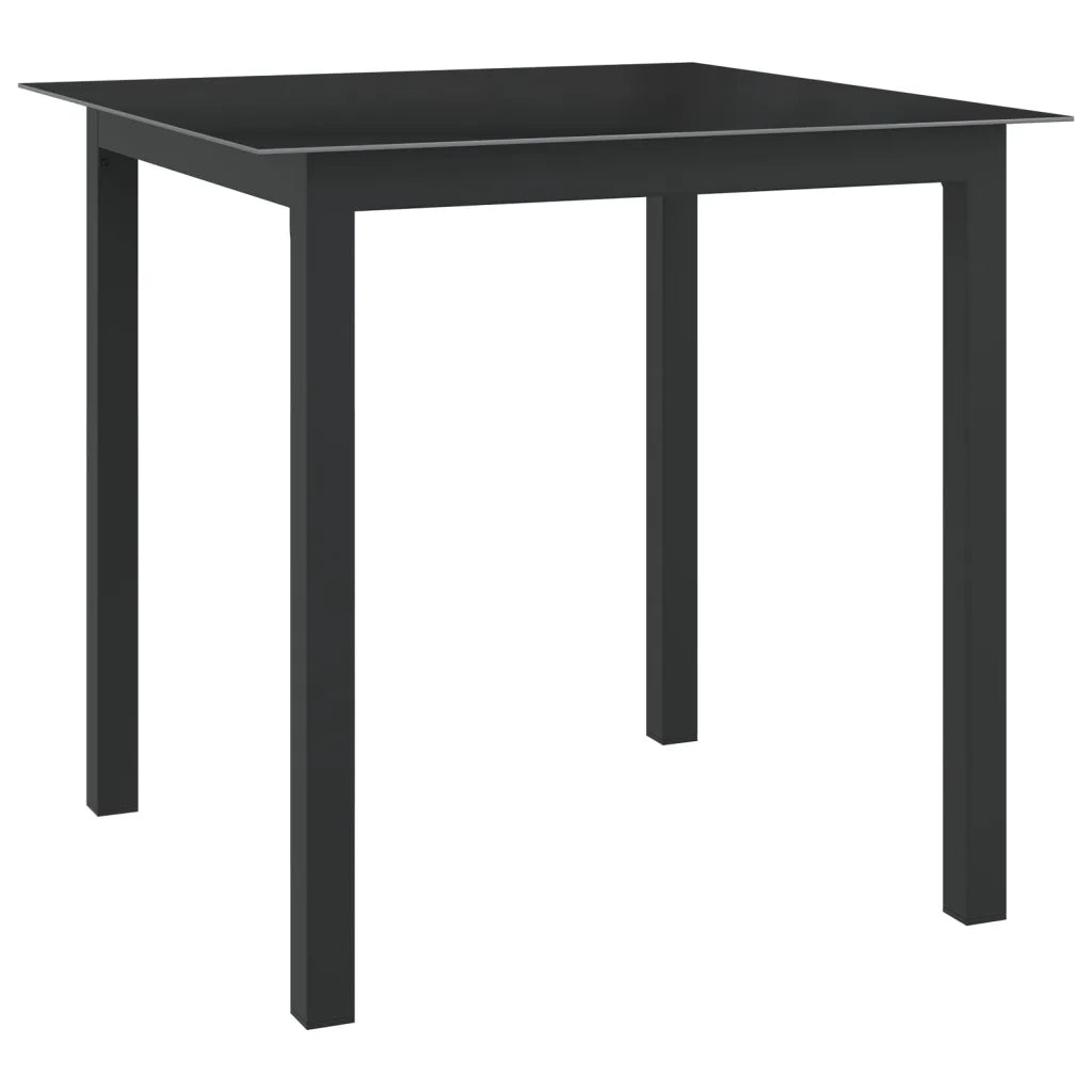 Set Mobili da Pranzo per Giardino 5 pz in Alluminio Antracite 3070633