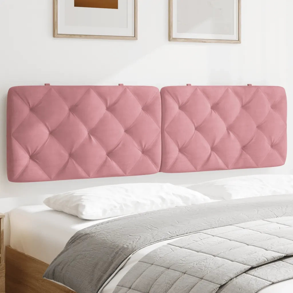 Cuscino Testiera Rosa 180 cm in Velluto CFW5474744