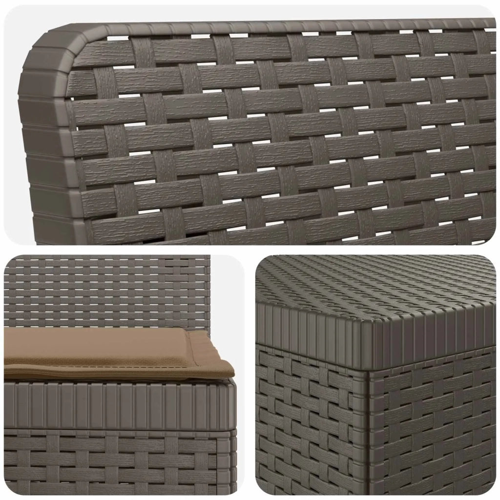 Divano da Giardino a 4 Posti con Cuscini in Stile Rattan PP 3443868