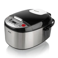 SOGO Robot da Cucina Multifunzione – 11 Programmi, 5L, Corpo in Acciaio Inox, Display LED, Timer 24h, 900W