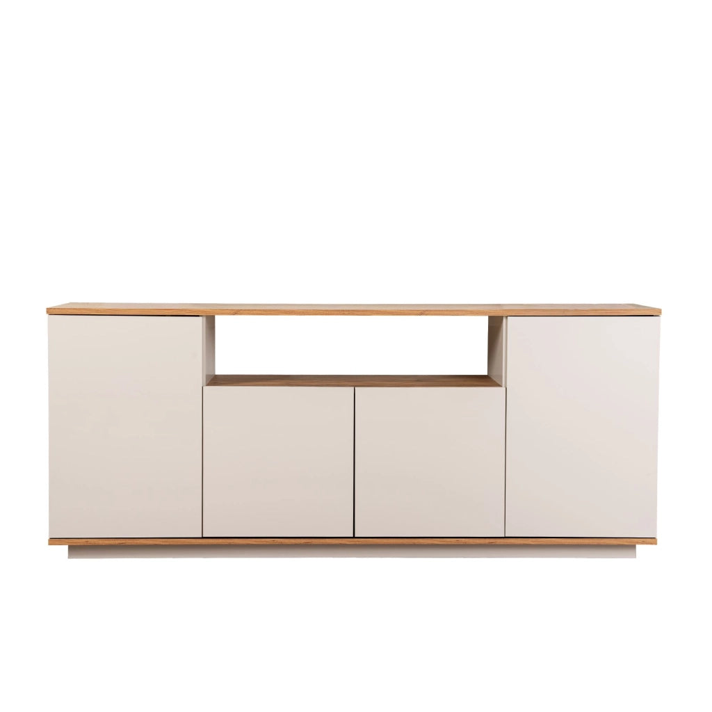 Credenza in legno "Arista" - 180 x 44 x 75 cm - Beige