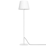 Lampada da terra bianca con paralume conico E27 15W Arden Luminex