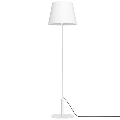 Lampada da terra bianca con paralume conico E27 15W Arden Luminex
