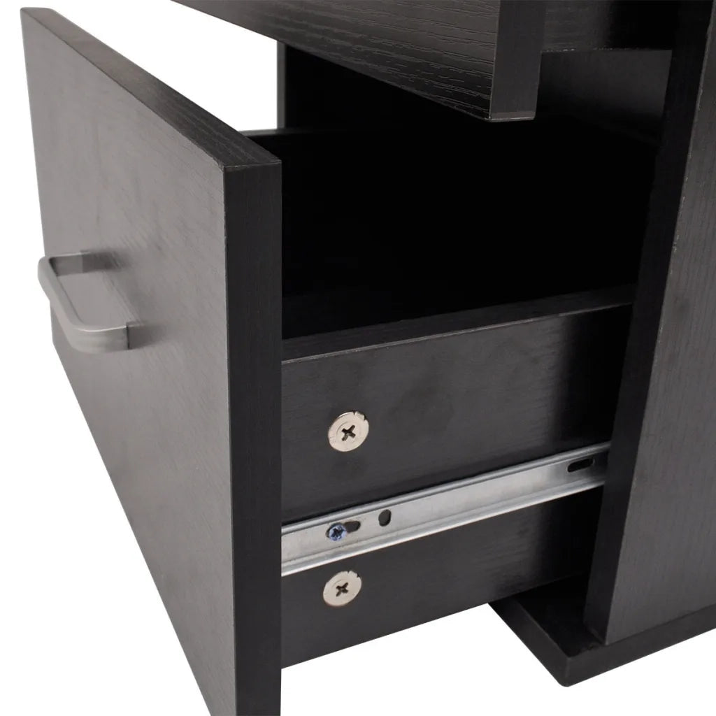 Mobili da Bagno con Lavabo Set 9 pz Nero 272229