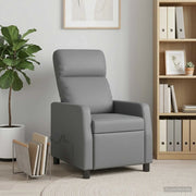 Divano Sedia-Poltrona Massaggiante Grigio Similpelle 785601