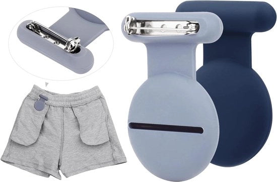 Hoes per AirTag per bambini anziani animali domestici abbigliamento - più sicuro dell'orologio AirTag - Pro azzurro-marino azzurro