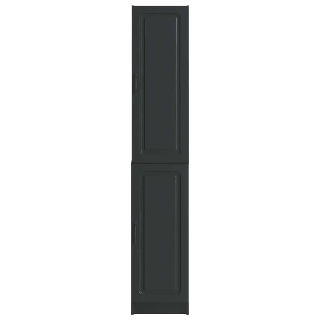 Set di armadi 2 pcs Nero Legno ingegnerizzato
