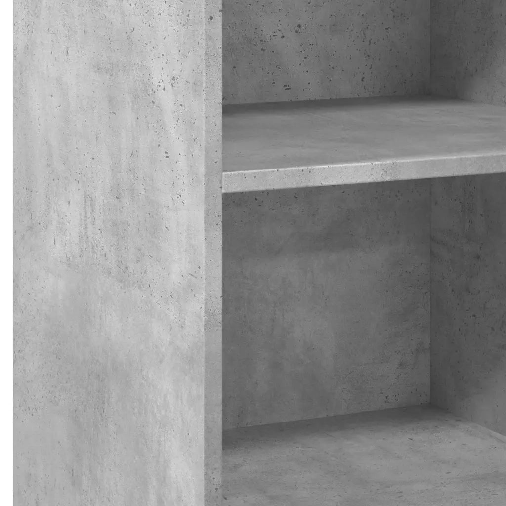 Credenza Grigio Cemento 45x41x93 cm in Legno Multistrato 846358