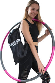 Cinturone Sportivo 1,0 kg – Acciaio Inossidabile per Fitness e Perdita di Peso con Corsi Video e Borsa Portatile | 95 cm
