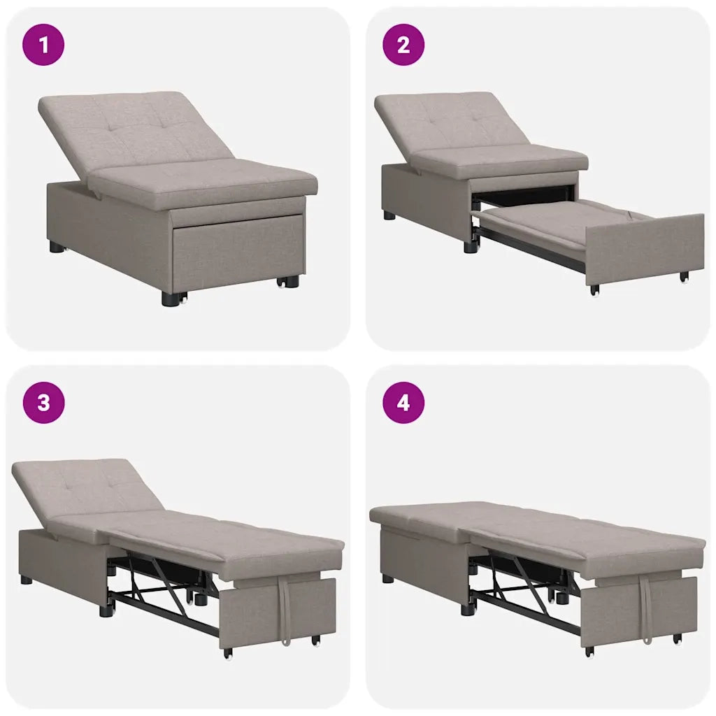 Divano Letto Estraibile Talpa 194 x 50 x 82 cm Tessuto 42008587