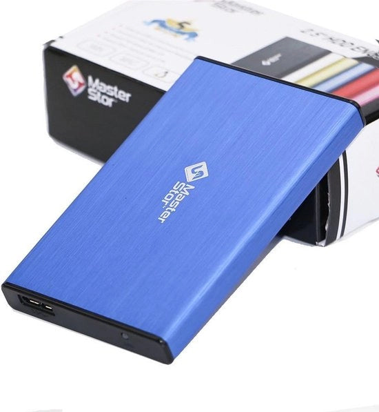 Disco Rigido Esterno - Archiviazione Portatile - Trasferimento Dati Rapido - Super Velocità USB 3.0 - 2,5 Pollici - Blu