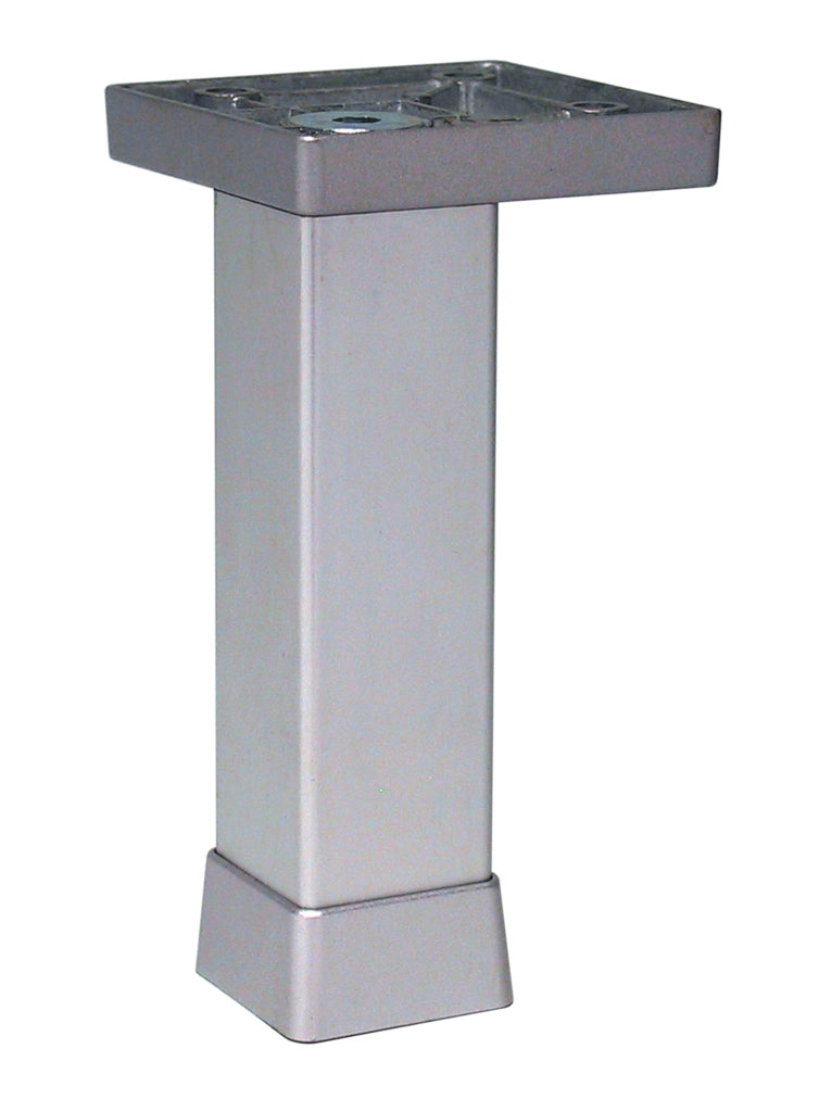 PIEDINO REGOLABILE ALLUM 150 MM P0702-Z ARGENTO- GS PLAST- 12,0 pz
