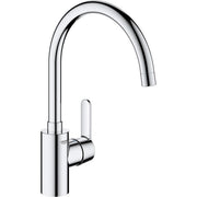 Rubinetto cucina - Cromo - Bocca a C - Bocca alta - Rotazione 150 - GROHE Get - 31494001