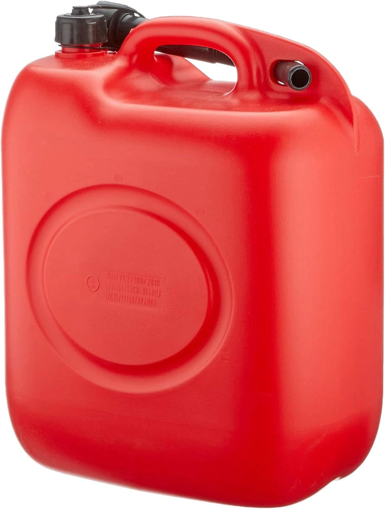 Tanica in plastica rossa per carburanti da 20 lt