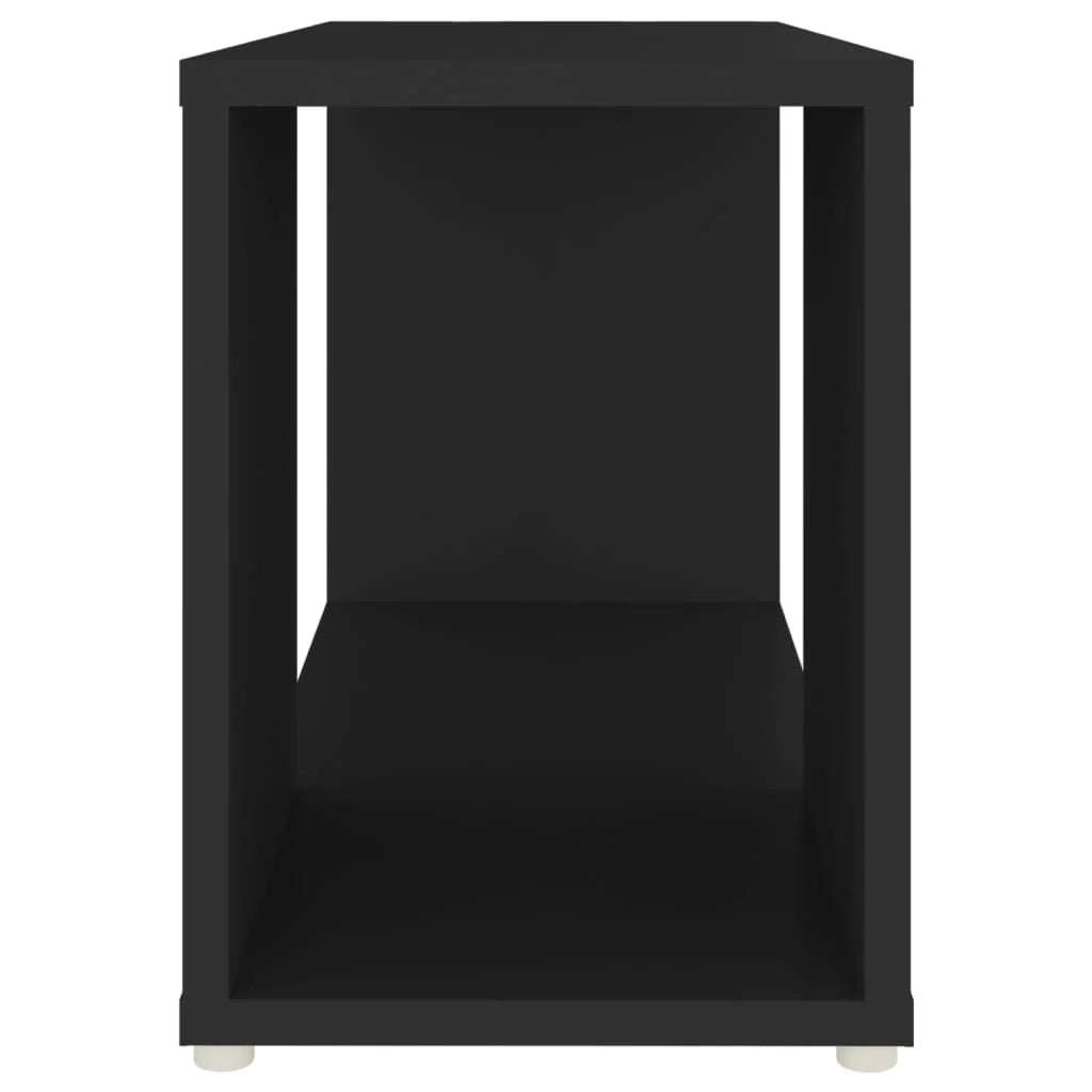 Mobile TV multimediale mensola TV credenza TV sala da pranzo soggiorno camera da letto 60 x 24 x 32 cm legno ingegnerizzato nero 02_0026131