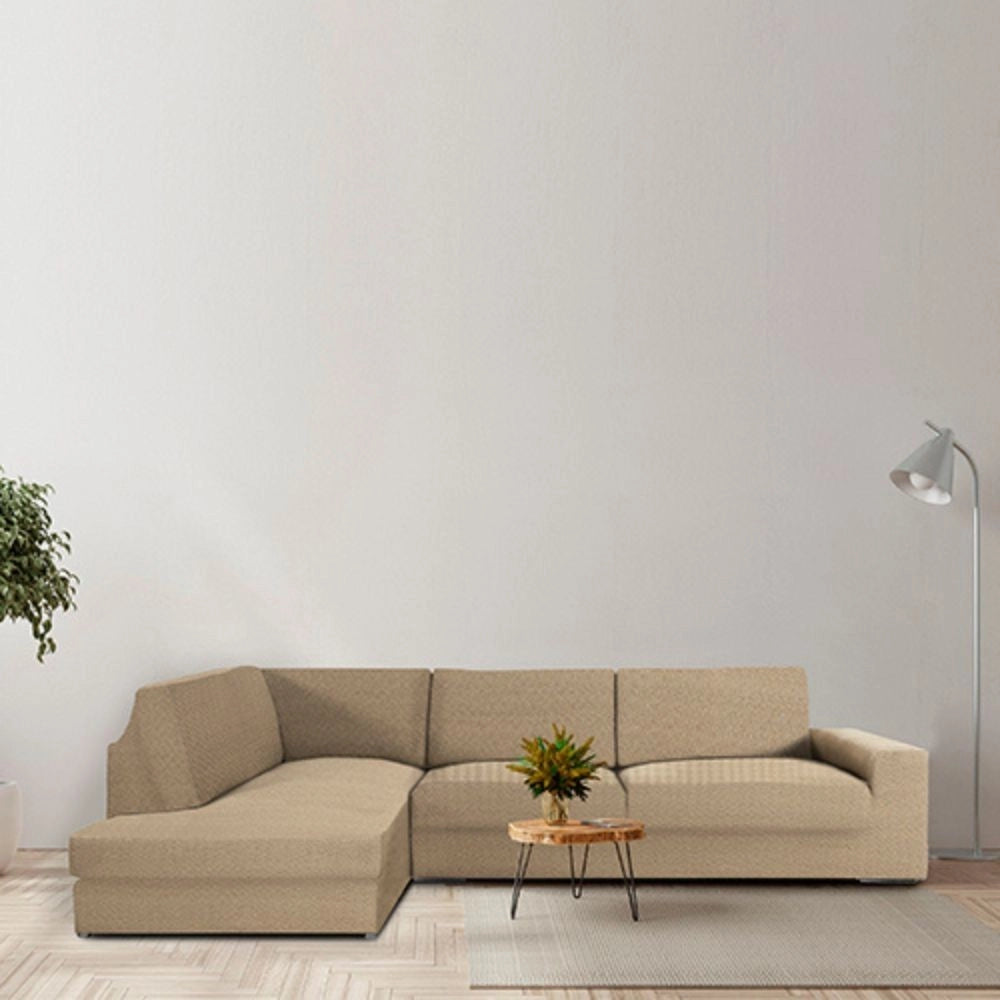 Copridivano angolare sinistro beige Jaz 350-500