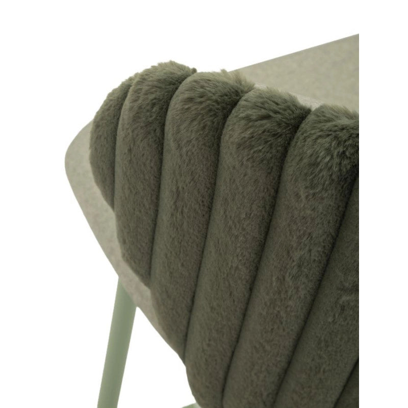Sgabello Bar Alaska -b- Verde Set 2 Pz cm 55x58x106 (altezza Seduta cm 77)