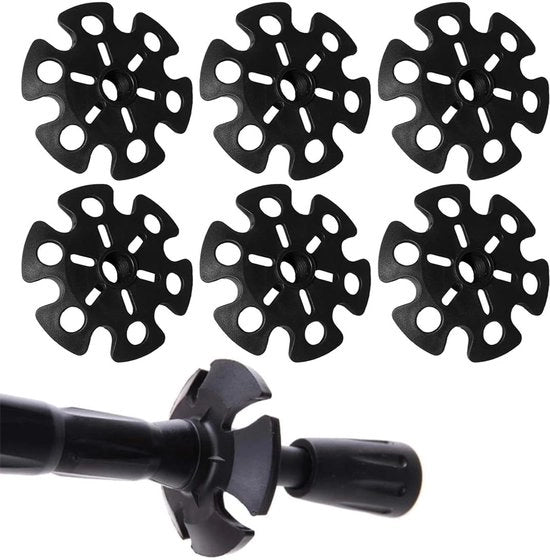 Accessori per passeggiate 6 pezzi - Protezione per passeggiate - Accessori per passeggiate - Materiale leggero alluminio - Facile da installare - Presa extra - Passeggiate