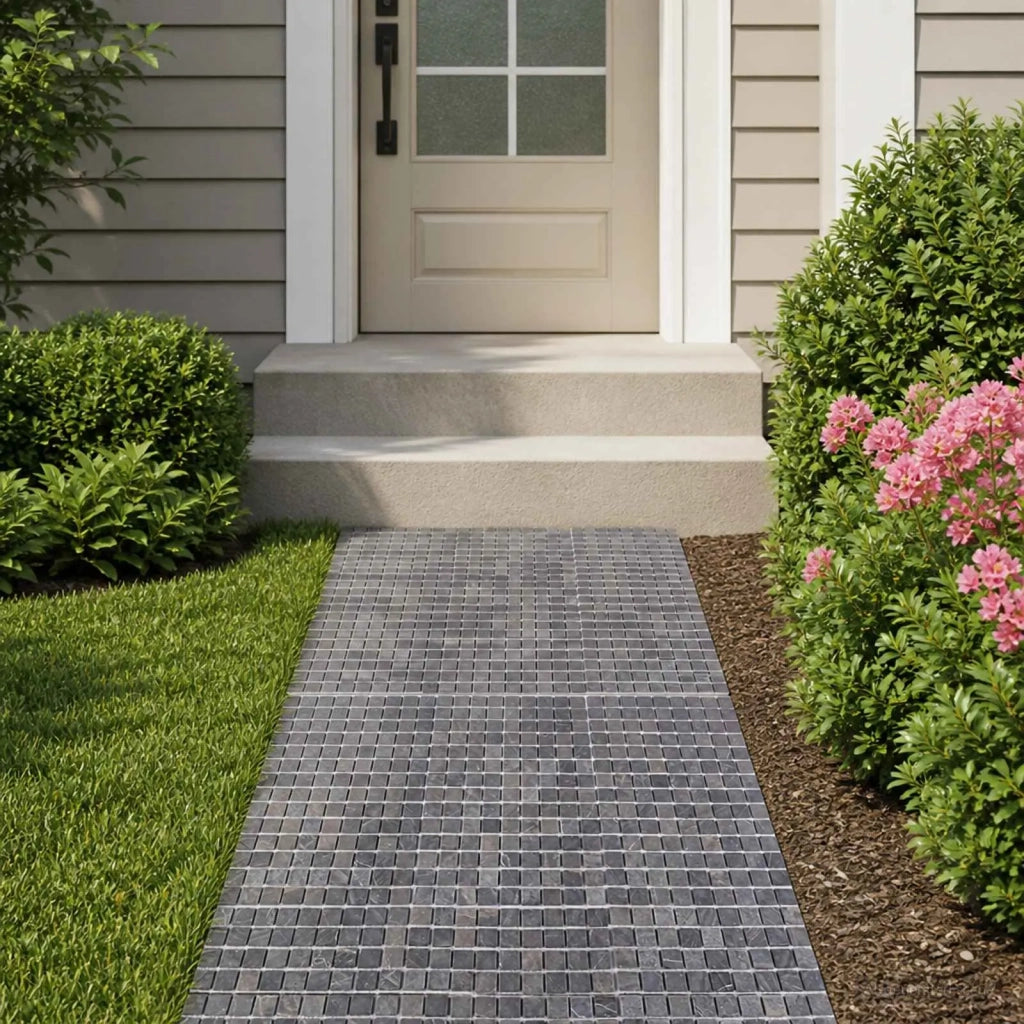 Piastrelle Mosaico Grigio 30 x 30 cm Marmo 42033522