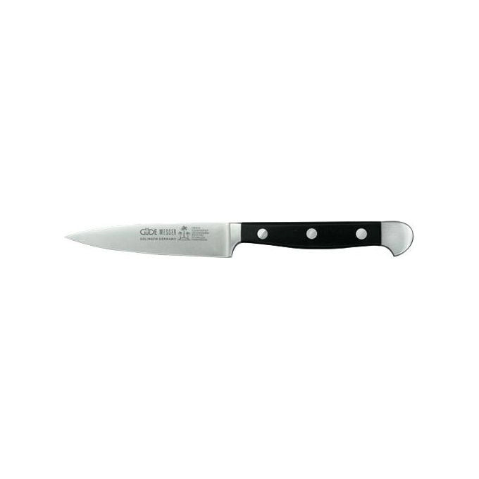 Güde GD-1764-10 Alpha Spelucchino 10 cm Acciaio Cromo-Vanadio-Molibdeno Lucidato a Mano colore Nero
