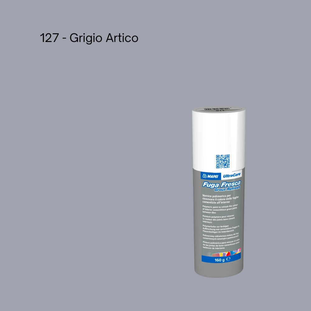 Rinnovo fughe sbiadite ripristinare pavimento ultracare fuga fresca 160 gr *** colore- grigio artico - 127, confezione 1