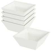 Fioriere | Cassetta per fiori | Vaso da giardino 5 pz Bianco 40 x 40 x 15 cm