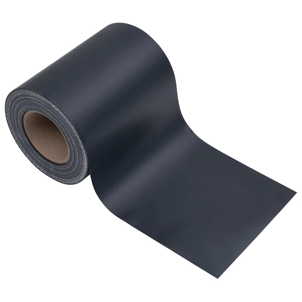Recinzione Frangivento Giardino PVC 35x0,19m Grigio Scuro Opaco cod mxl 23704