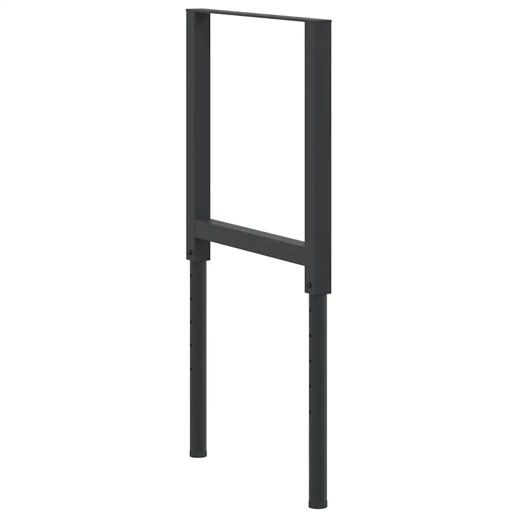 Telai per Banco da Lavoro 2 pz in Metallo 55x(69-95,5) cm Neri CFW4067397