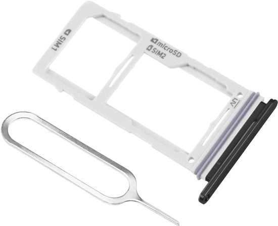 Sostituzione Tray - Doppio supporto per scheda - Nero - Tray - Adatto per Galaxy S10e - 2019