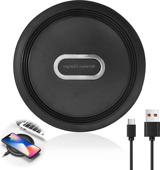 Caricabatteria wireless 15W - ricarica rapida inductive - design intelligente - ricarica sicura - bianco .