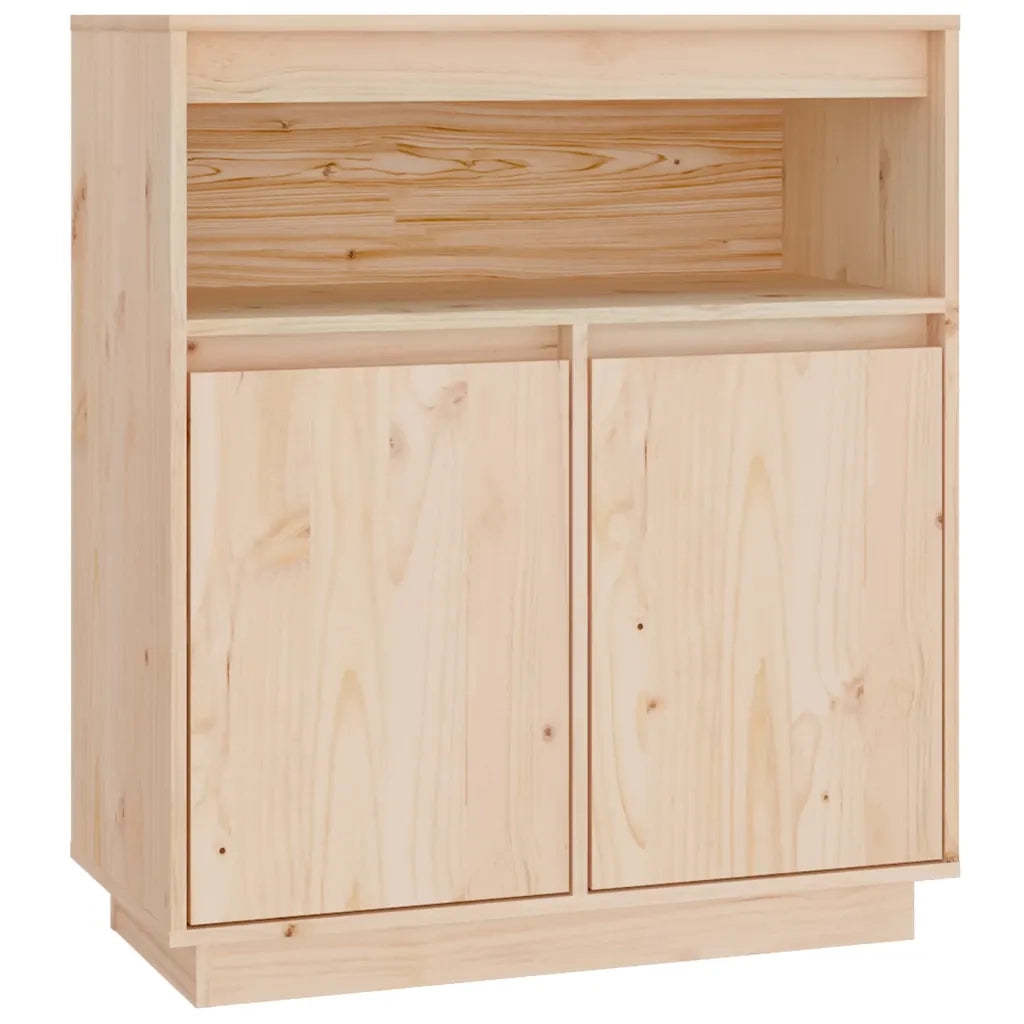 Credenza-Buffet-Armadio da cucina 70x34x80 cm in Legno Massello di Pino