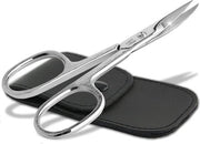 Nagelschaar professionale, alta qualità con lama curva, lama snibbante extra affilata, inclusa custodia