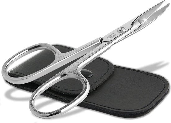 Nagelschaar professionale, alta qualità con lama curva, lama snibbante extra affilata, inclusa custodia