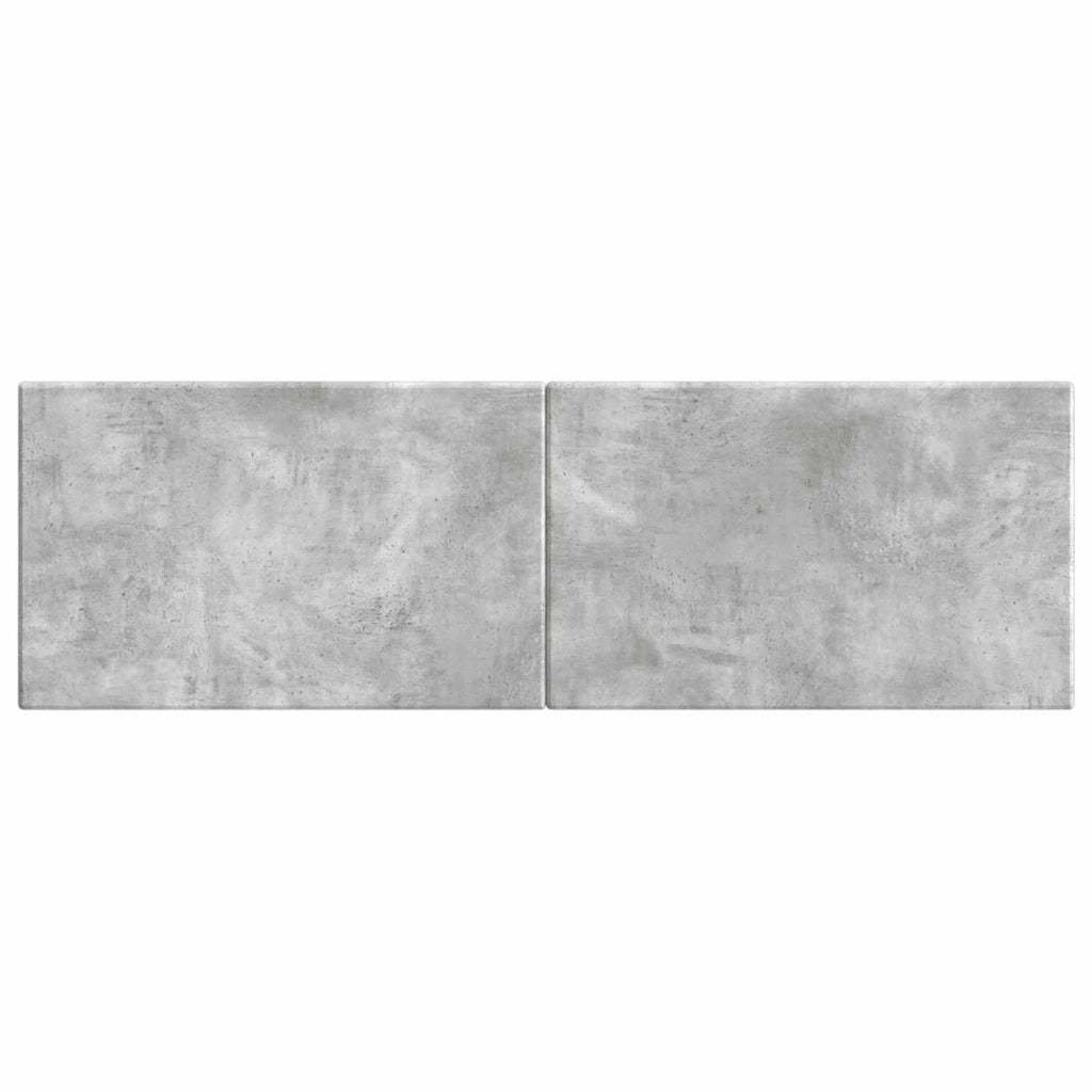 Testiera da Muro BREDA Grigio Cemento Legno ingegnerizzato 897608