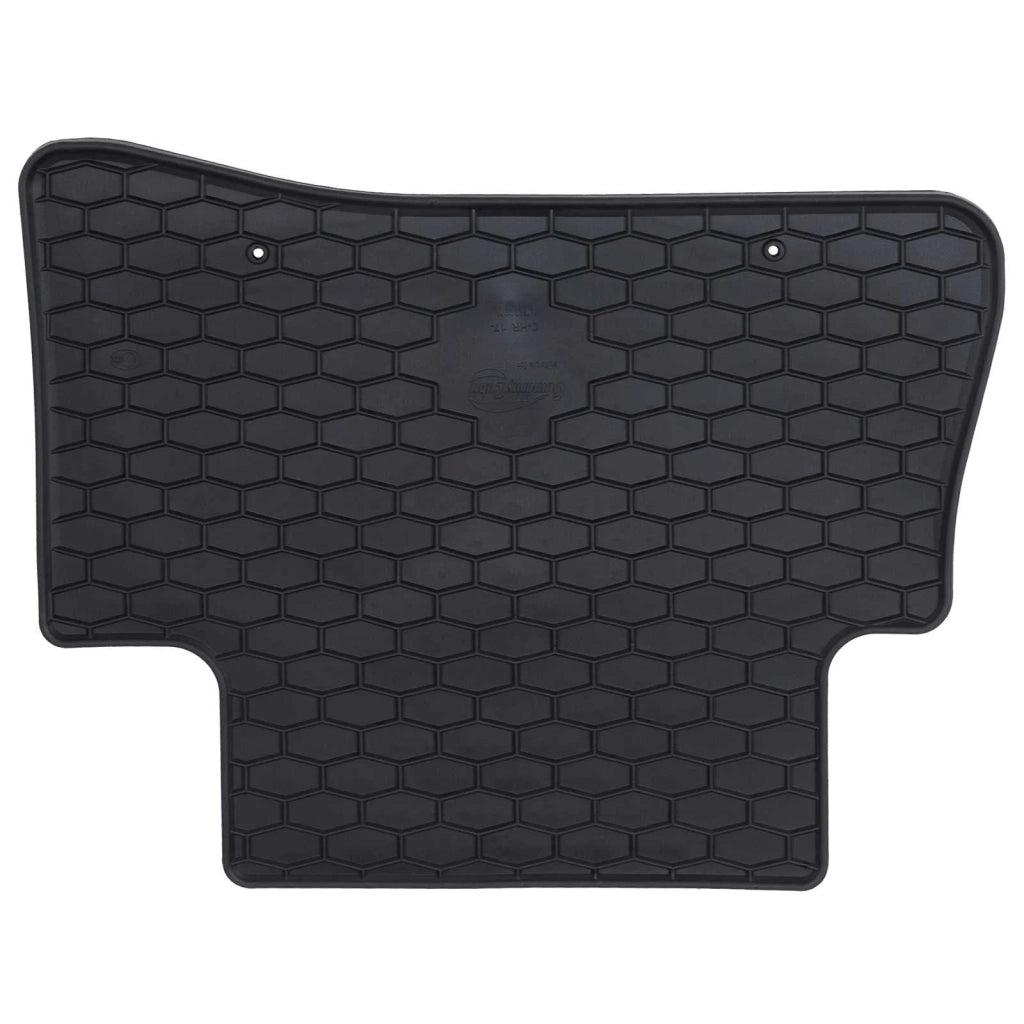 Tappetino per Auto 4 pcs Nero Gomma