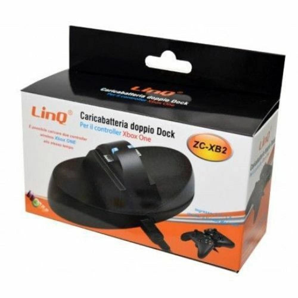 Trade Shop - Caricabatteria Doppio Dock Di Ricarica Per 2 Controller Joypad Xbox One Zc-xb2 -