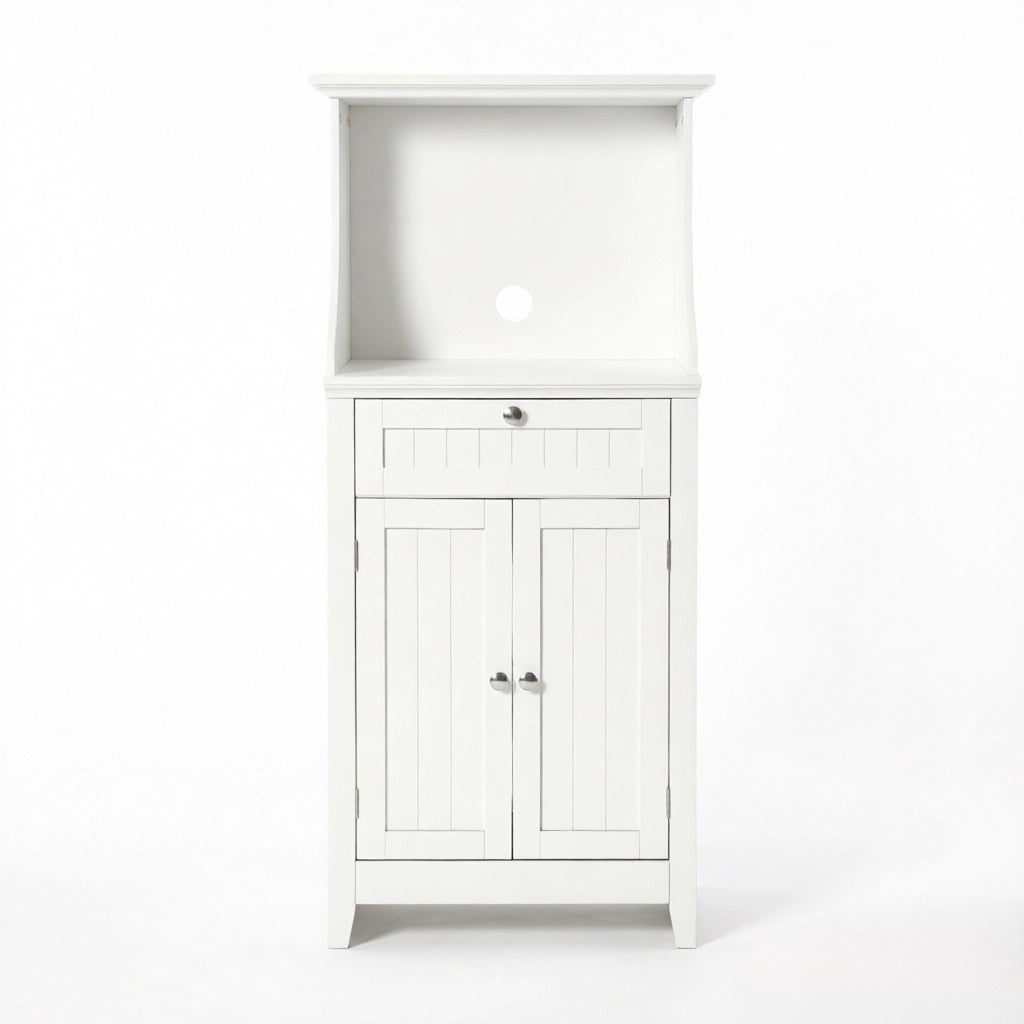 MOBILE PER MICROONDE 60x40x122,5 cm Bianco in MDF