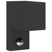 Applique con Sensore Nera in Alluminio Pressofuso CFW1810160