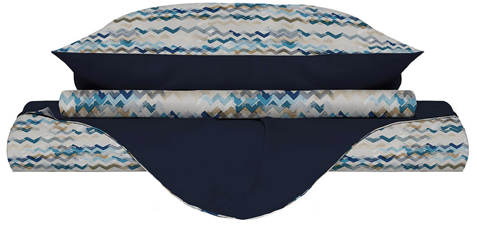 Copripiumino Singolo con Federe Stampato Modern Sky