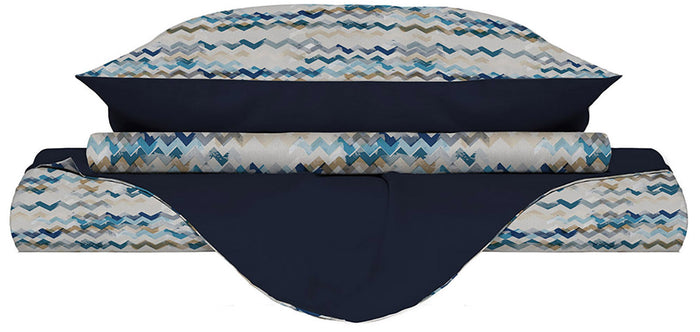 Copripiumino Singolo con Federe Stampato Modern Sky