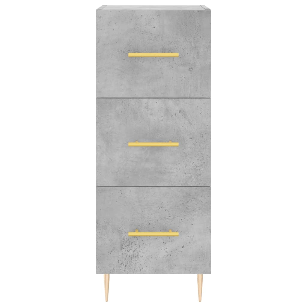 Buffet credenza cassettiera armadio mobile contenitore organizer per cucina soggiorno salotto 34,5 x 34 x 90 cm legno ingegnerizzato grigio 02_0031910