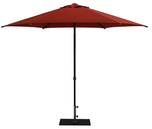 Ombrellone da Giardino Ø3 m Palo Ø38 mm in Alluminio Tessuto Olefin Trend Terracotta