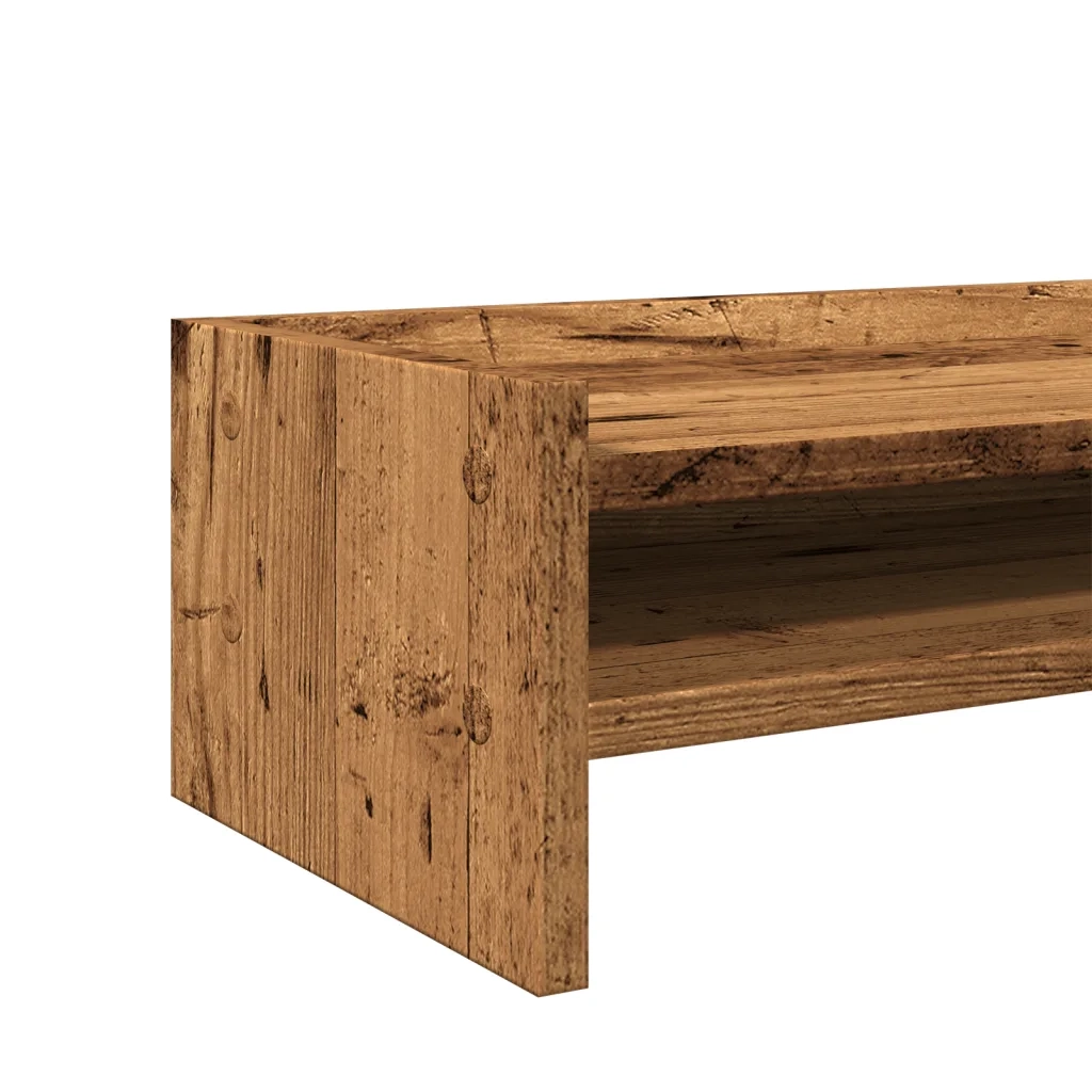vidaXL Supporto Monitor Legno Vecchio 42x24x16 cm in Truciolato