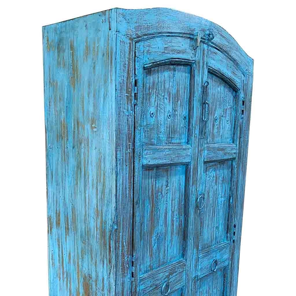 Armadio in legno fatto a mano 90-100x37x170-195h cm