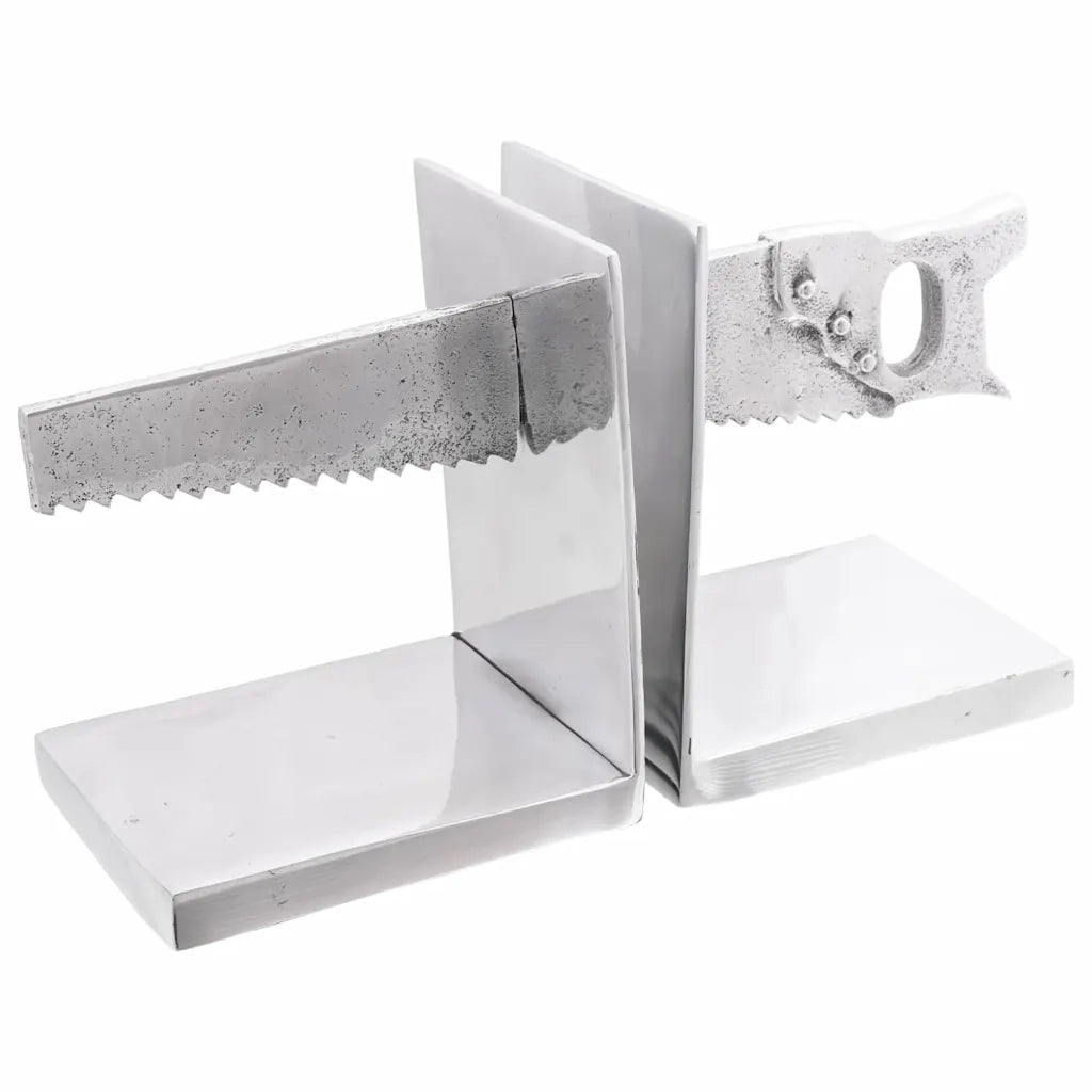 Fermalibri 2 pz Argento 11 x 14 x 17,5 cm Alluminio CFW6409933